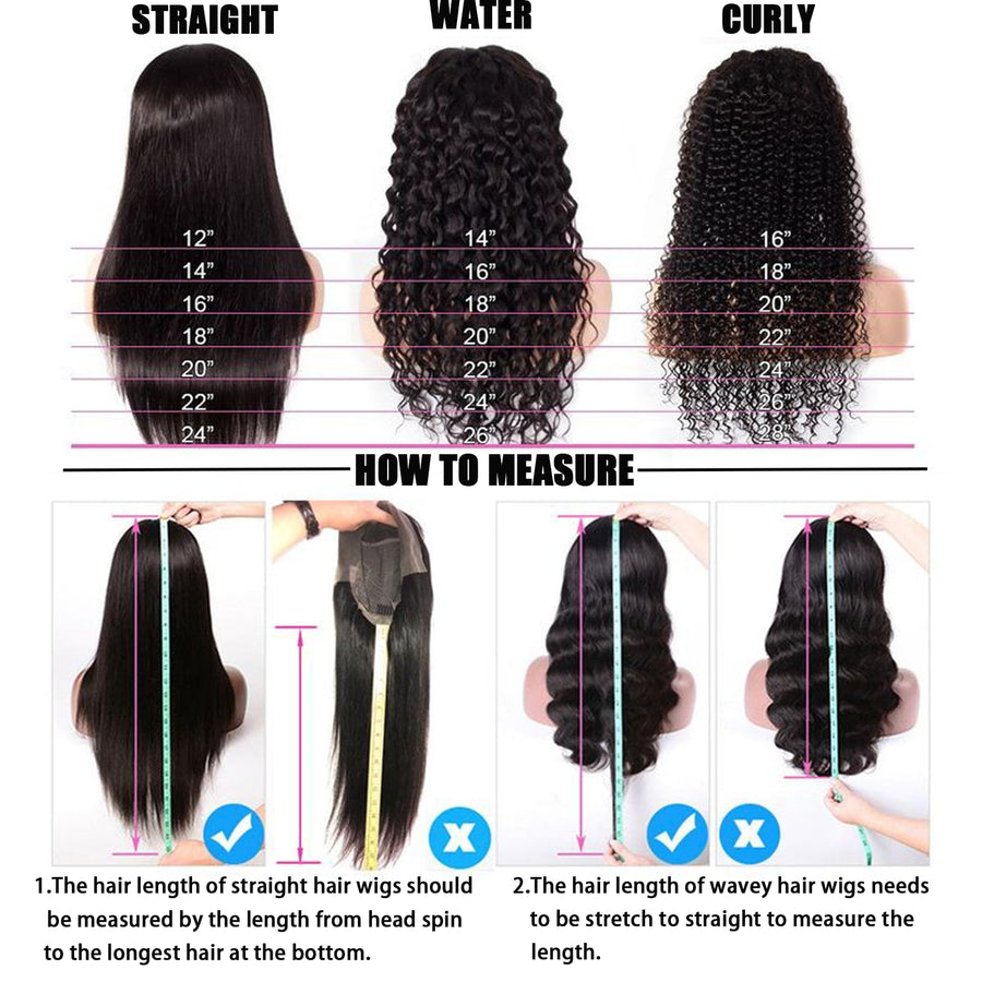 ManeMajesty Straight 13x4 Lace Front Glueless Human Hair Wig - FT-2308D-613 - B0CLKYR3LJ