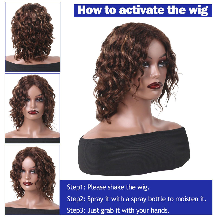 ManeMajesty Body Wave T Part Lace Front Glueless Wear and Go Human Hair Wig - FT-2213-FS4/27 - B0CMWLQFPY