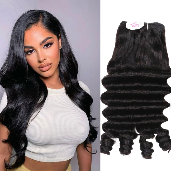 ManeMajesty Water Wave Brazilian Human Hair Bundles