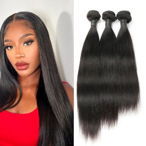 ManeMajesty Straight Brazilian Human Hair Bundles - 2.5 STAR-S-10 - B0FX2RPH55